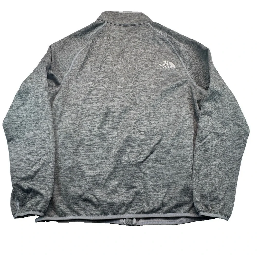 The North Face Mens Canyonlands Full Zip Fleece Jacket Grey Heather Large L